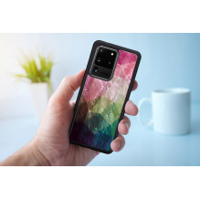 „iKins“ dėklas, skirtas „Samsung Galaxy S20 Ultra“, vandens gėlės spalvos, juodas „iKins“ dėklas, skirtas „Samsung Galaxy S20 Ultra“, vandens gėlės spalvos, juodas