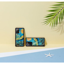 „iKins“ dėklas, skirtas „Samsung Galaxy Note 20 Ultra“, žvaigždėtos nakties juodas „iKins“ dėklas, skirtas „Samsung Galaxy Note 20 Ultra“, žvaigždėtos nakties juodas