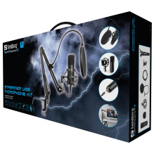 Sandberg 126-07 Streamer USB Microphone Kit Sandberg 126-07 Streamer USB Microphone Kit
