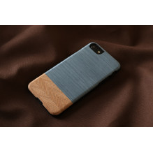 MAN&amp;WOOD case for iPhone 7 / 8 denim black