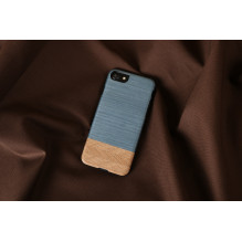 MAN&amp;WOOD case for iPhone 7 / 8 denim black