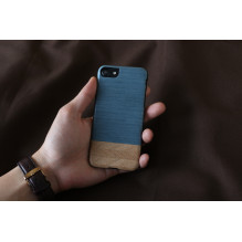 MAN&amp;WOOD case for iPhone 7 / 8 denim black