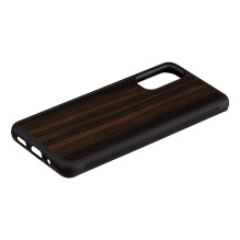 MAN&amp;WOOD case for Galaxy S20 ebony black