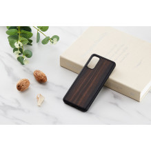 MAN&amp;WOOD case for Galaxy S20 ebony black