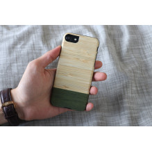 MAN&amp;WOOD case for iPhone 7 / 8 bamboo forest black