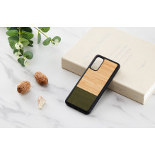 MAN&WOOD case for Galaxy S20 bamboo forest black MAN&WOOD case for Galaxy S20 bamboo forest black