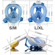 Free Breath Snorkeling Mask M2068G L / XL black