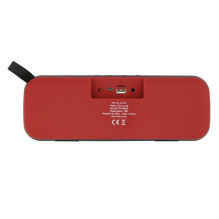 „Tellur“ „Bluetooth“ garsiakalbio kilpa, 10 W, raudona