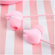 Tellur ausinės su įeinama ausine, „Macaron Pink“ spalvos Tellur ausinės su įeinama ausine, „Macaron Pink“ spalvos