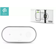 Devia 3In1 Charger for smart phone & Applewatch & Earphone V4 (10W) white Devia 3In1 Charger for smart phone & Applewatch & Earphone V4 (10W) white