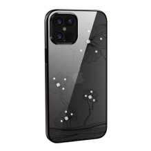 Devia Crystal Flora dėklas iPhone 12 mini juodas