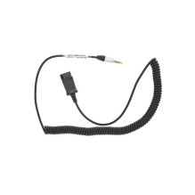 Tellur QD į 3,5 mm lizdą jungiantis 4 kontaktų adapteris, 2,95 m, juodas