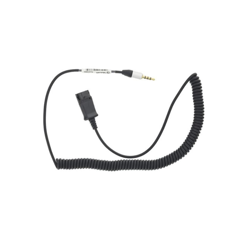 Tellur QD į 3,5 mm lizdą jungiantis 4 kontaktų adapteris, 2,95 m, juodas