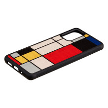 MAN&WOOD case for Galaxy S20+ mondrian wood black MAN&WOOD case for Galaxy S20+ mondrian wood black