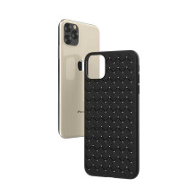 „Devia Woven Pattern Design“ minkštas dėklas iPhone 11 Pro juodas