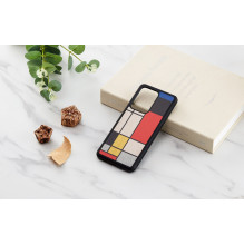 MAN&WOOD case for Galaxy S20 Ultra mondrian wood black MAN&WOOD case for Galaxy S20 Ultra mondrian wood black