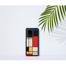 MAN&WOOD case for Galaxy S20 Ultra mondrian wood black MAN&WOOD case for Galaxy S20 Ultra mondrian wood black