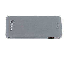 „Tellur“ nešiojama įkrovioji baterija QC 3.0, greito įkrovimo, 5000 mAh, 3in1, pilka