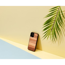 MAN&WOOD dėklas iPhone 12 mini sabbia juodas MAN&WOOD dėklas iPhone 12 mini sabbia juodas