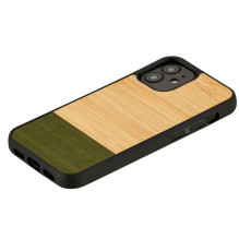 MAN&amp;WOOD case for iPhone 12 mini bamboo forest black