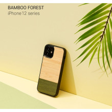 MAN&amp;WOOD case for iPhone 12 mini bamboo forest black
