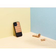 MAN&WOOD case for iPhone 12 mini herringbone nero black MAN&WOOD case for iPhone 12 mini herringbone nero black