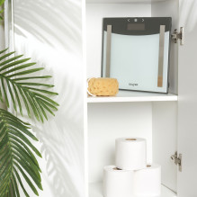 Salter 9137 SVWH3REU16 sidabro balto stiklo analizatoriaus svarstyklės