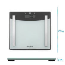 Salter 9137 SVWH3REU16 Silver White Glass Analyser Scale