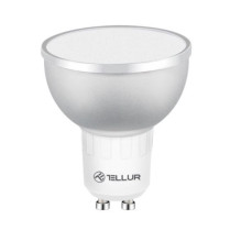 Tellur WiFi LED išmanioji lemputė GU10, 5W, balta / šilta / RGB, reguliuojamo ryškumo