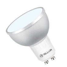 Tellur WiFi LED išmanioji lemputė GU10, 5W, balta / šilta / RGB, reguliuojamo ryškumo