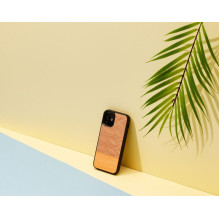 MAN&amp;WOOD case for iPhone 12 mini herringbone arancia black