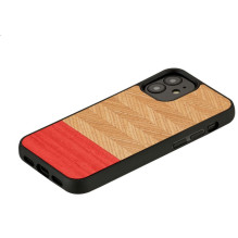 MAN&WOOD case for iPhone 12 mini herringbone azalea black MAN&WOOD case for iPhone 12 mini herringbone azalea black