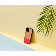 MAN&WOOD case for iPhone 12 mini herringbone azalea black MAN&WOOD case for iPhone 12 mini herringbone azalea black