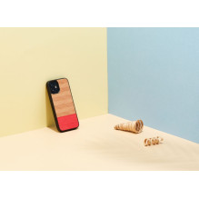 MAN&WOOD case for iPhone 12 mini herringbone azalea black MAN&WOOD case for iPhone 12 mini herringbone azalea black