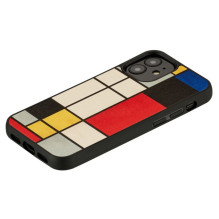 MAN&WOOD case for iPhone 12 mini mondrian wood black MAN&WOOD case for iPhone 12 mini mondrian wood black