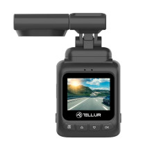 „Tellur Dash Patrol DC2“ vaizdo registratorius su „FullHD 1080P“ GPS, juodas