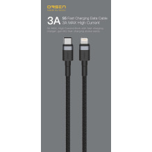 Orsen S51 Type C to Lightning 3A 1m blue