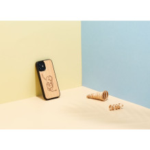 MAN&WOOD dėklas iPhone 12 mini katei su raudona žuvele MAN&WOOD dėklas iPhone 12 mini katei su raudona žuvele
