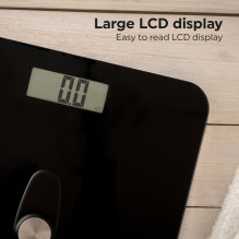 Salter 9224 BK3RFEU16 Eco Power Digital Bathroom Scale Black