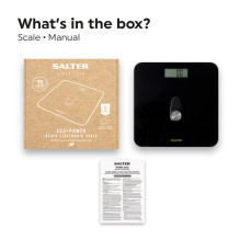 Salter 9224 BK3RFEU16 Eco Power Digital Bathroom Scale Black