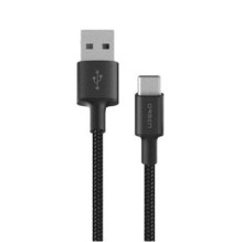 Orsen S9C USB A ir Type C 2.1A 1m juodas