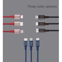 Orsen S9M USB A ir Micro 2.1A 1m juoda