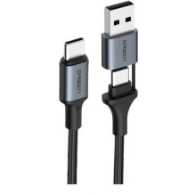 Orsen S8 2-IN-1 USB ir Type-C 5A 1,5 m juodas