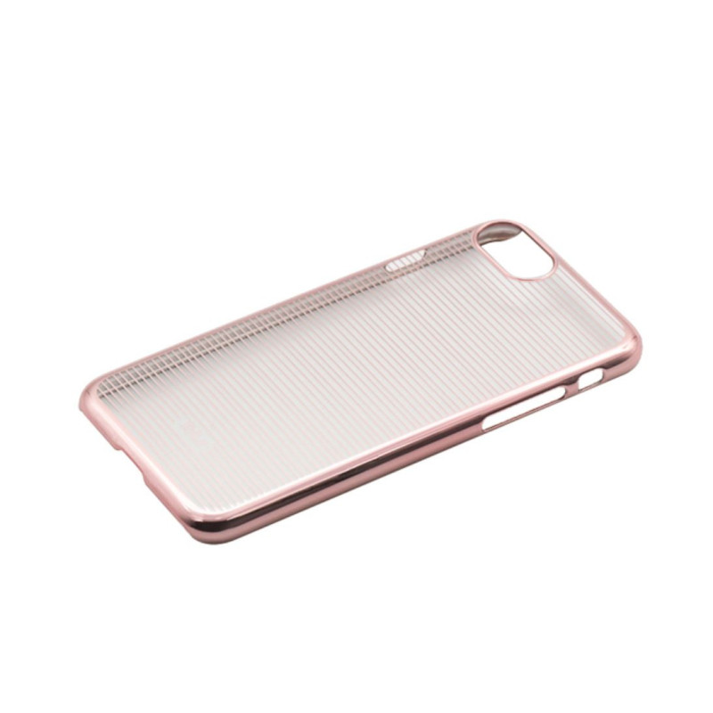 Tellur Cover Hard Case for iPhone 7 Horizontal Stripes rose