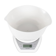 Salter 1024 WHDR14EU16 Digital Kitchen Scale & Dual Pour Bowl - White Salter 1024 WHDR14EU16 Digital Kitchen Scale & Dual Pour Bowl - White