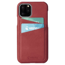 Krusell Sunne CardCover Apple iPhone 11 Pro Max vintage raudona (61795)