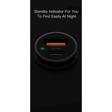 Orsen C8 45W Mini Car Charger black