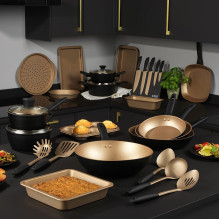 Russell Hobbs RH021471GEU7 „Opulence“ kepimo forma, 28 cm, auksinė