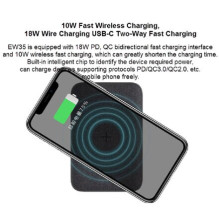 Orsen EW35 Wireless Power Bank 10000mAh juoda