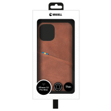 Krusell Sunne CardCover Apple iPhone 12 Pro Max vintage cognac (62176) Krusell Sunne CardCover Apple iPhone 12 Pro Max vintage cognac (62176)